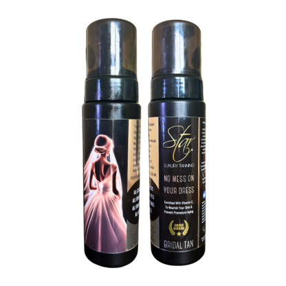 "No Mess On Your Dress" - Transfer-Resistant Bridal Tan - Self-Tanning Mousse