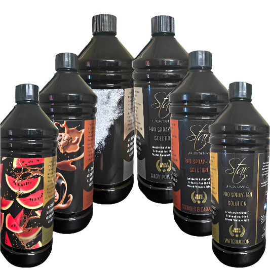 Solución autobronceadora profesional de salón - 1 litro (AHORRE UN 35 % EN SU 4.ª BOTELLA CUANDO AGREGUE 4 LITROS A SU CESTA)