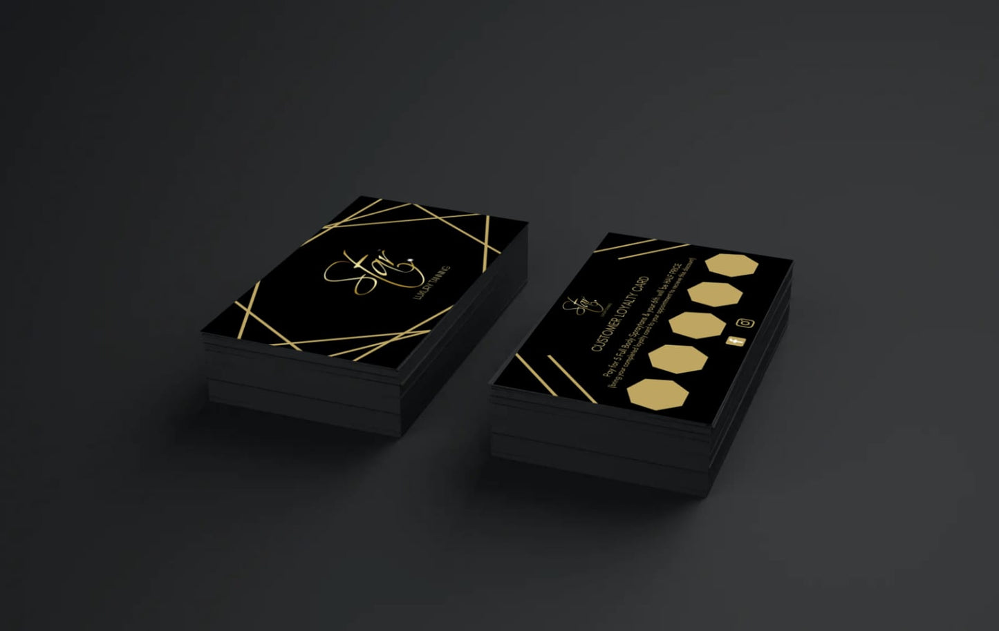 Branded Client Loyalty Cards (Pack of 50)